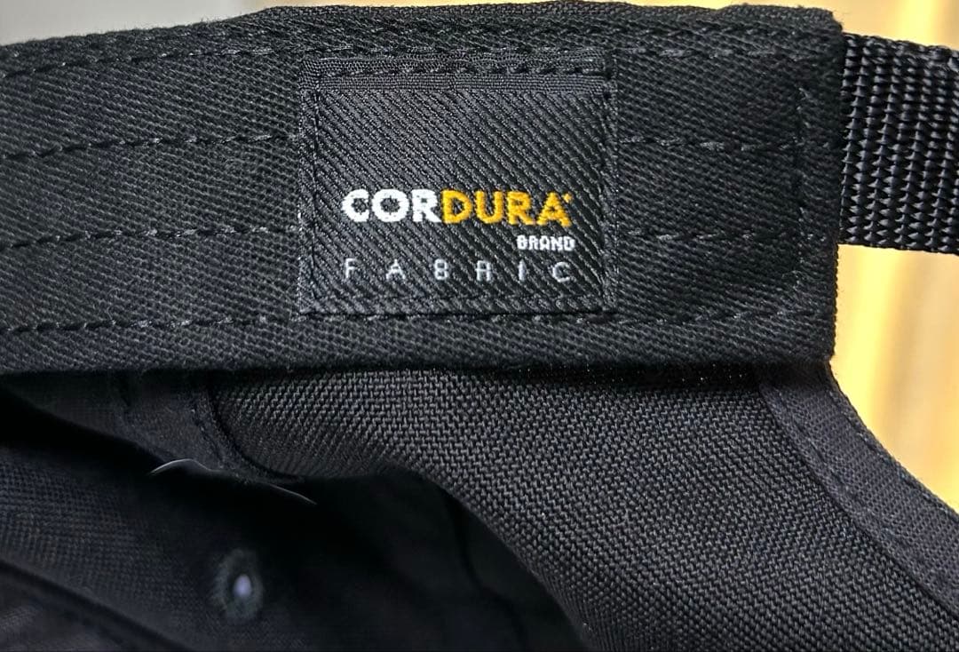 24H以内発送 完売品 超美品 黒 Cordura Script 6-Panel