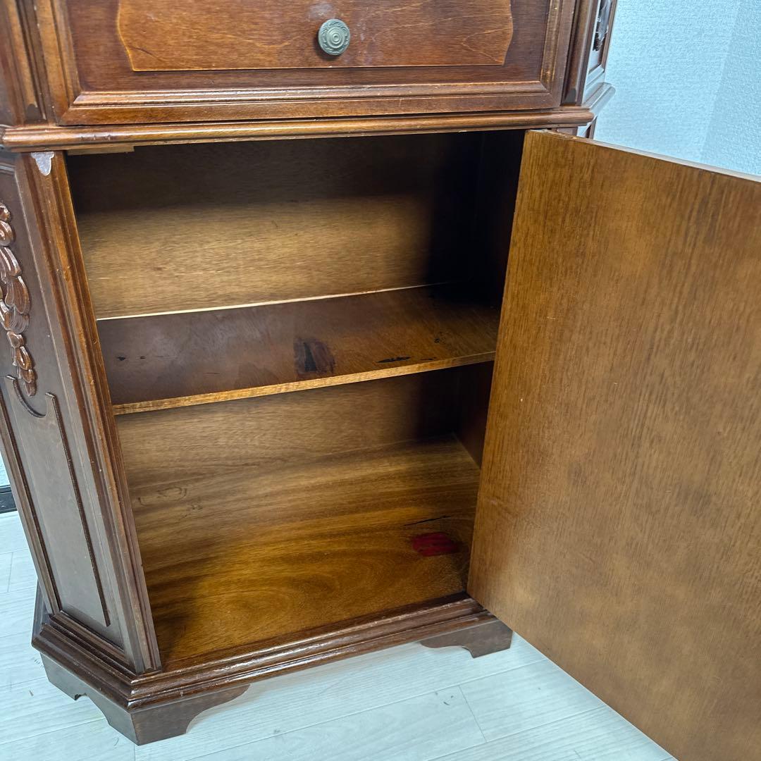 イタリア製 象嵌細工 アンティークスタイル コンソール キャビネット is2※