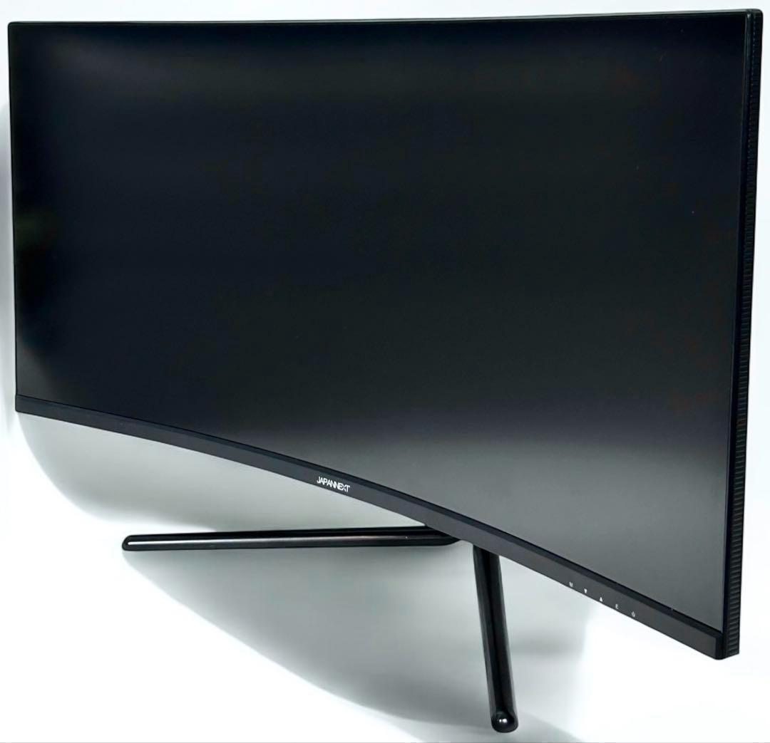 [極美品] JAPANNEXT 34インチ 大画面湾曲ゲーミングモニター