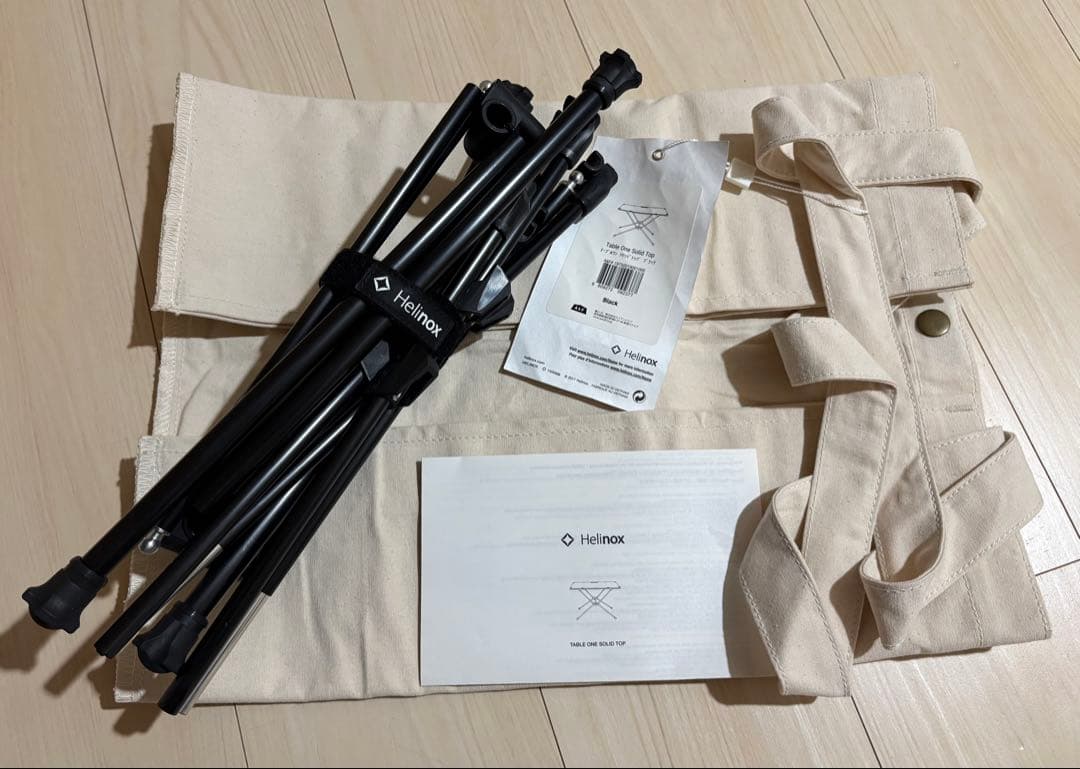 Helinox ヘリノックス テーブルワン ソリッドトップ ブラック　新品未使用