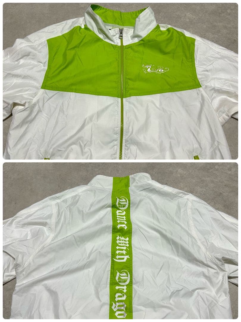 ダンスウィズドラゴン　バックロゴジャケット Wジップ サイズ3 ビッグロゴ