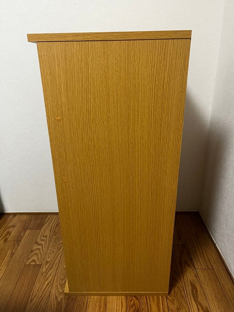 ナチュラルウッド 4段チェスト