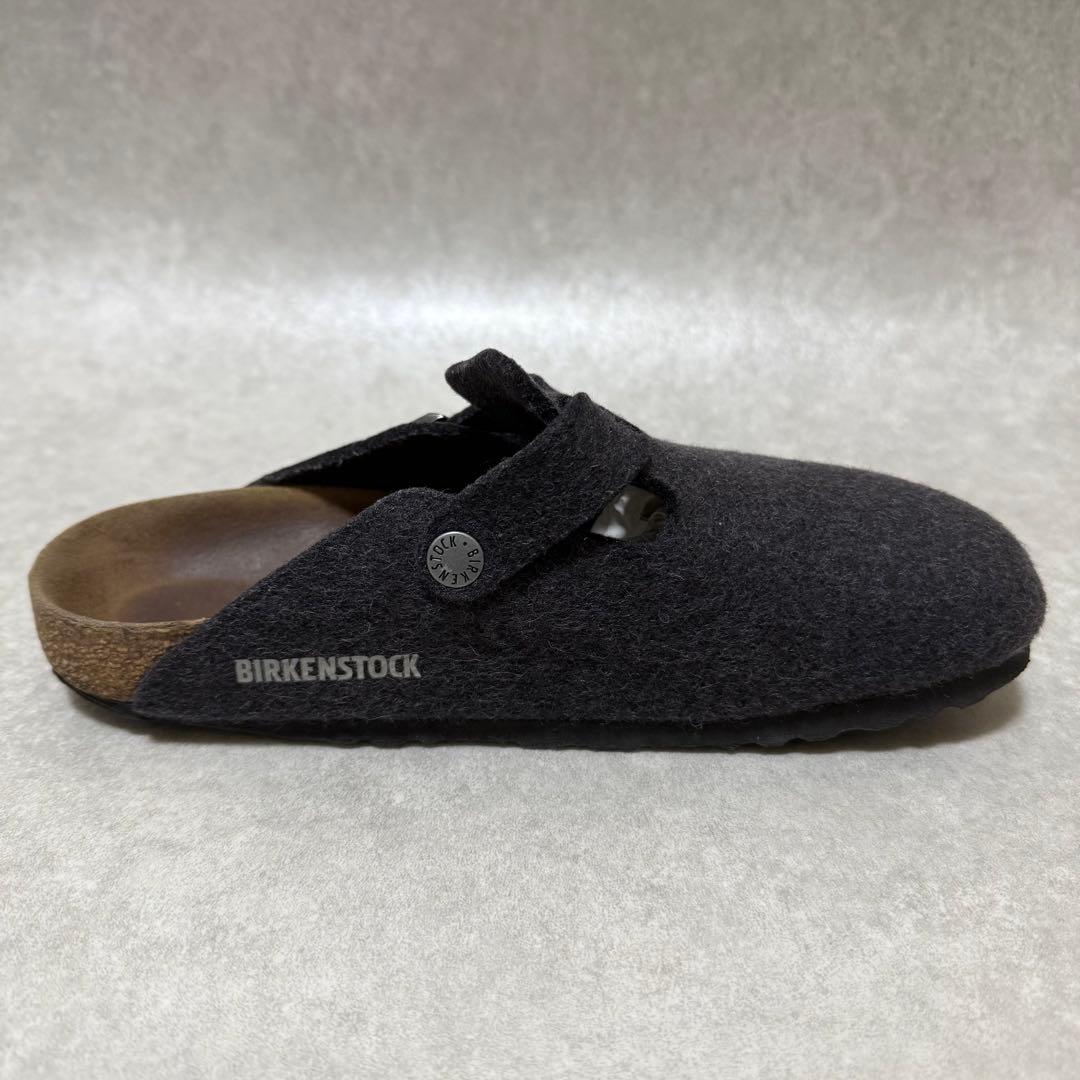 【ビルケンシュトック】ボストン　ウールフェルト クロッグサンダル　24cm