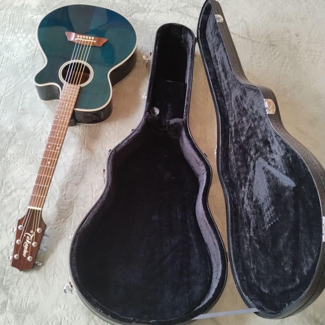 Takamine エレアコ PT106 ダークグリーン ハードケース付き！