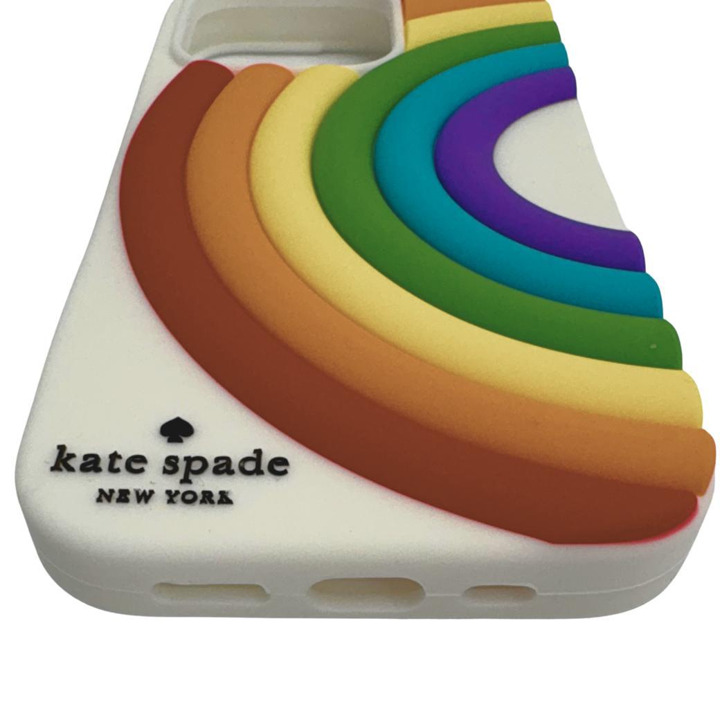 新品・ケイトスペード iPhone14Pro対応 ケース レインボー