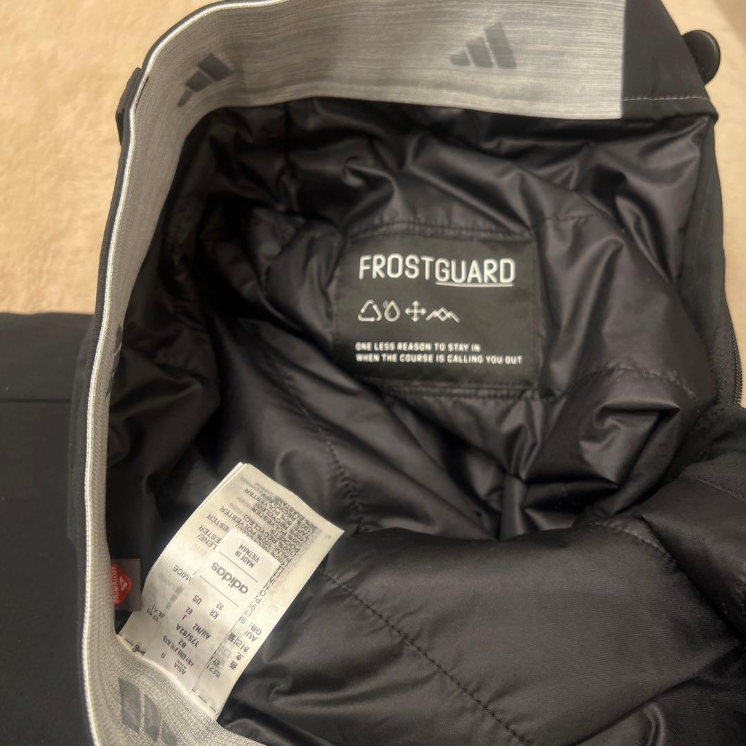 adidas ブラック ゴルフパンツ 中綿タイプウエスト82 新品タグなし