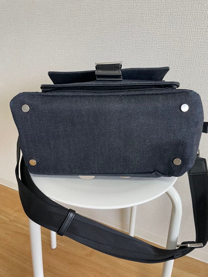 DIESEL デニム ブラック ショルダーバッグ