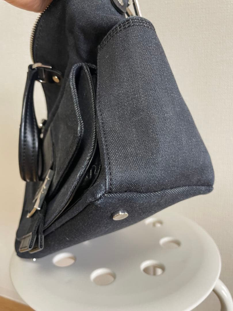 DIESEL デニム ブラック ショルダーバッグ