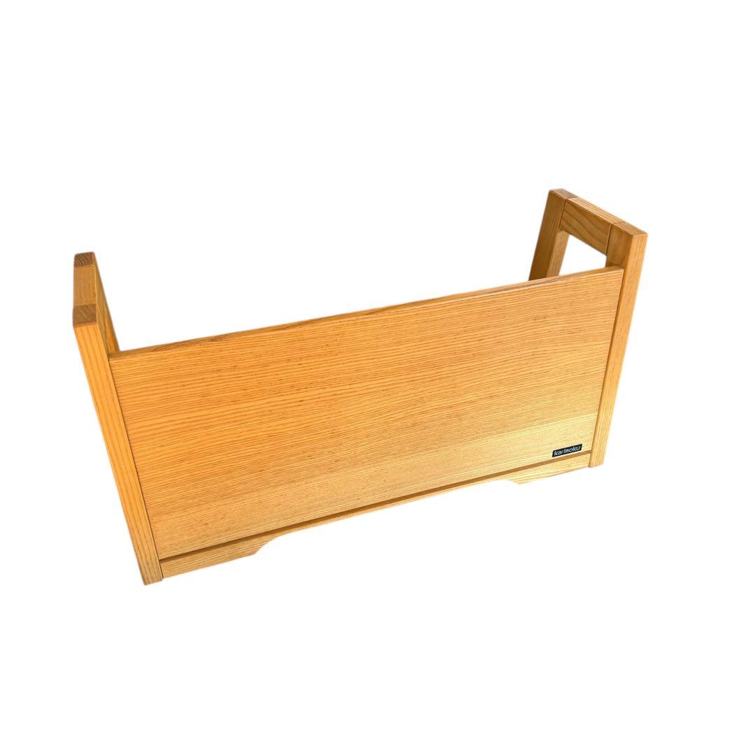 HR927 カリモク　karimoku 木製 ブックスタンド 本立て 天然木