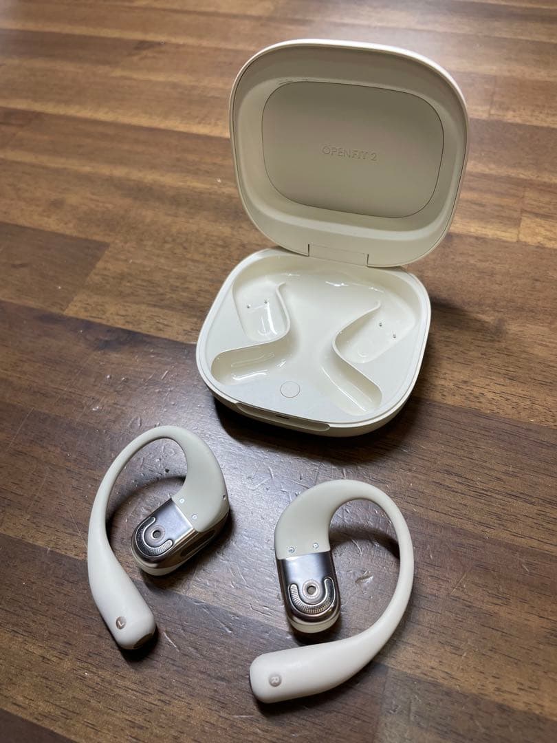 SHOKZ　OPENFIT2　ショックス　オープンフィット2　ベージュ