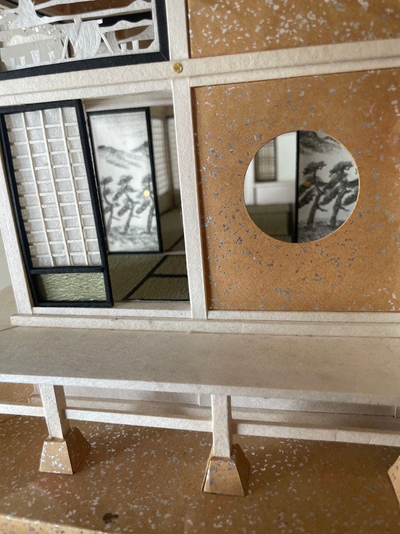 熊本伝統工芸 山鹿灯籠 肥後山鹿 和紙の芸術 和室 床の間 茶道室 正月 照明付