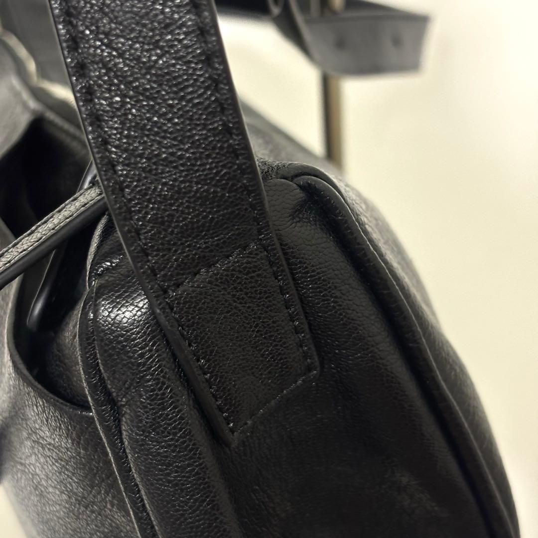 ear PAPILLONNER ミニスワローマチショルダーバッグ　黒