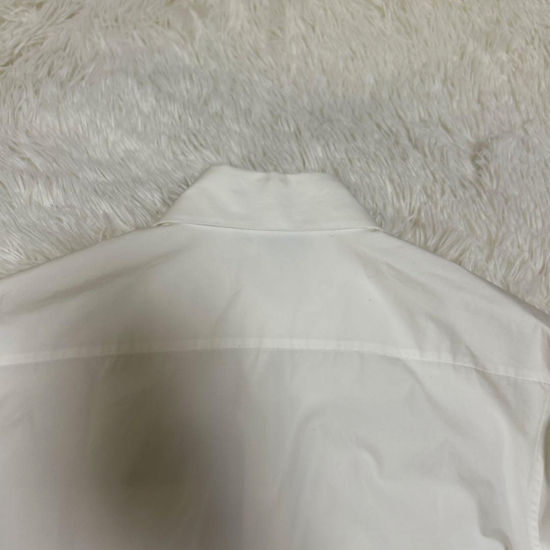 未使用 タグ付き PRADA 長袖 白シャツ 38 コットン　正規品　RFID