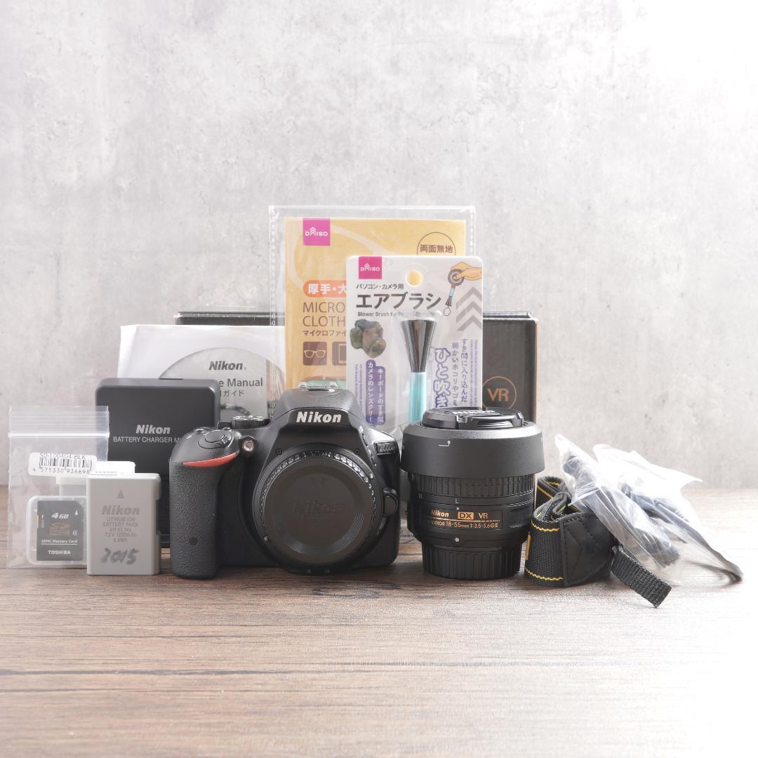 ✨ショット数4405回で美品✨Wi-Fi✨Nikon D5500　875-1