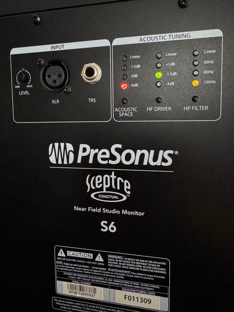 【2個セット】PreSonus Sceptre S6 中古ワンオーナー品