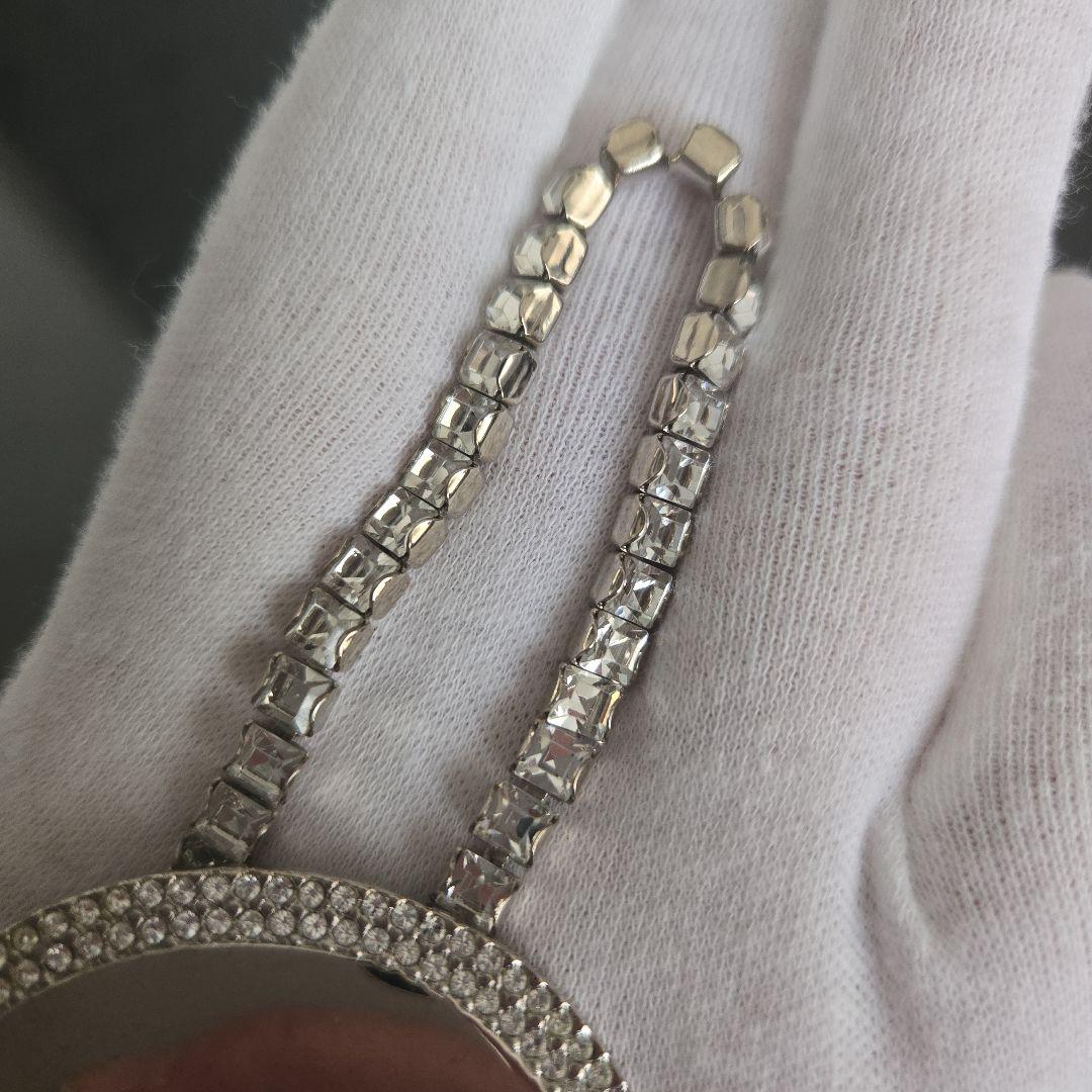 ルシアンペラフィネ スカル バッグチャーム キーホルダー クリスタル ビジュー