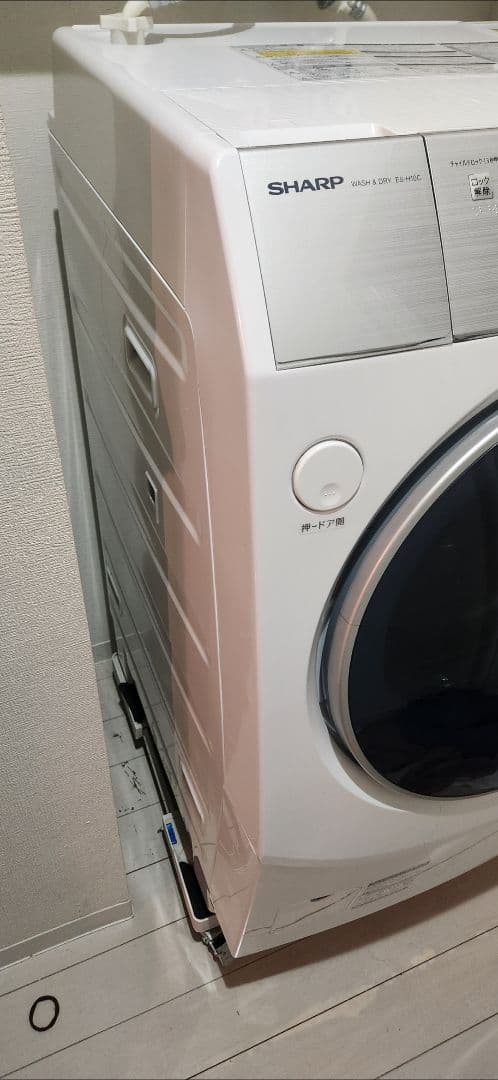 SHARP ES-H10C-WR 2019年製 ドラム式洗濯乾燥機