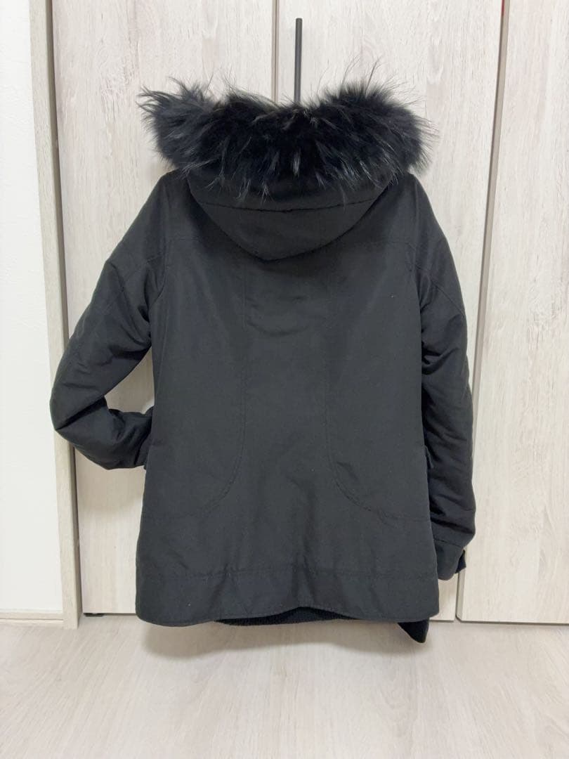 削除あり　美品　SLY N3B ファー　ミリタリーモッズコート　ブラック