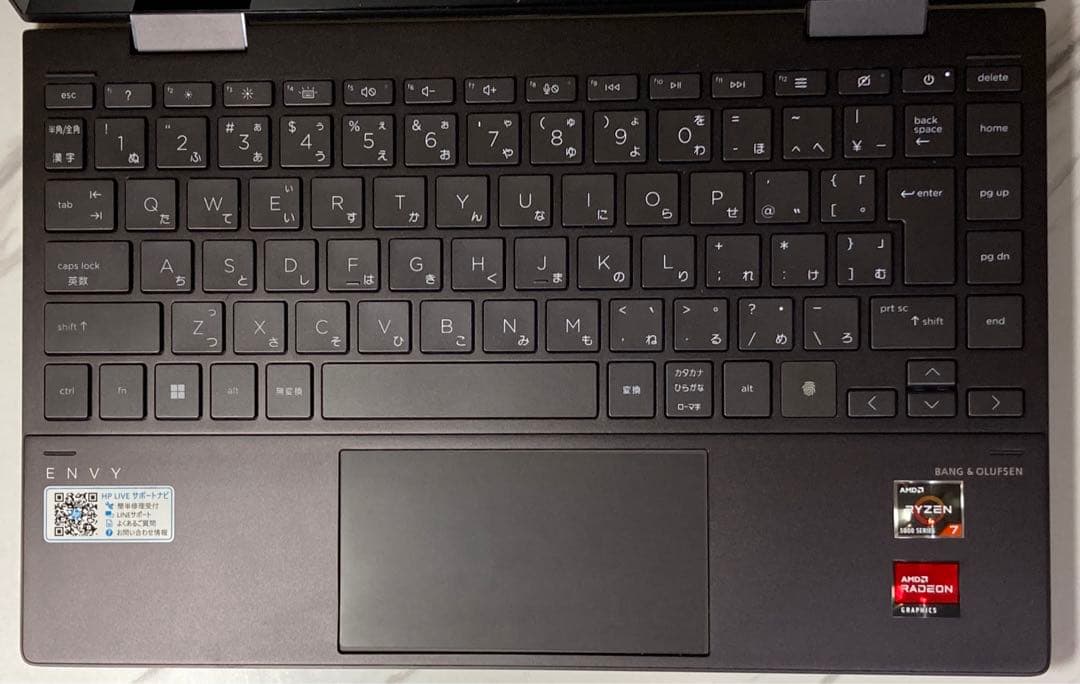 Windowsノート本体 Hp ENVY x360 13-ay1052AU R7-5800U 16GB
