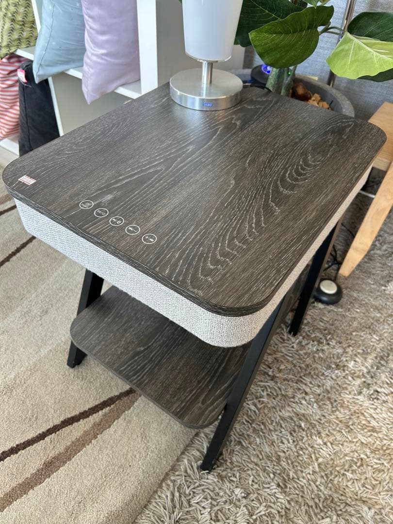 スピーカー付きサイドテーブル　ヤマゼン