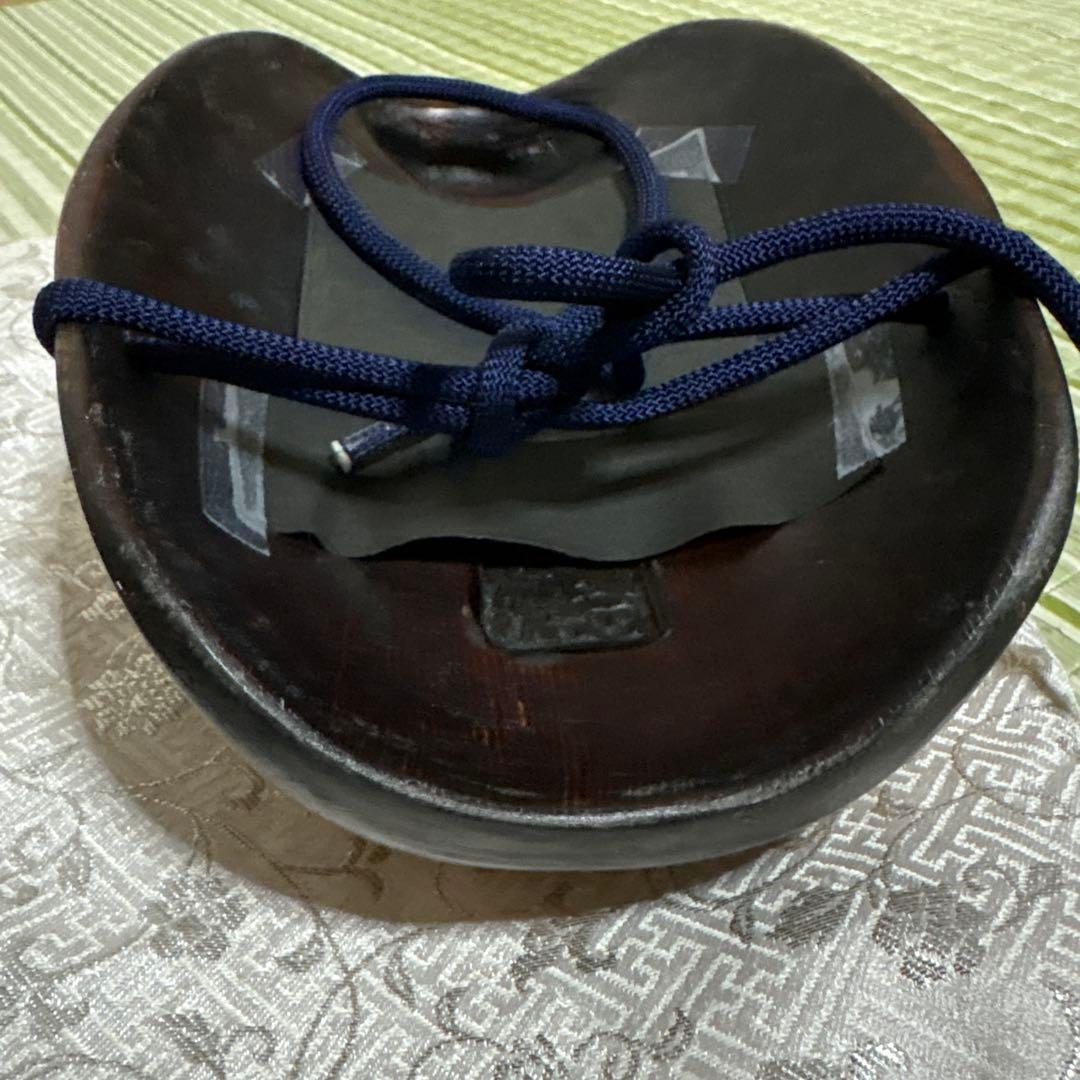 お面　能面　男　黒髭面　刻印作者不明　伝統工芸　神楽　壁掛け　置物　狂言面　金色