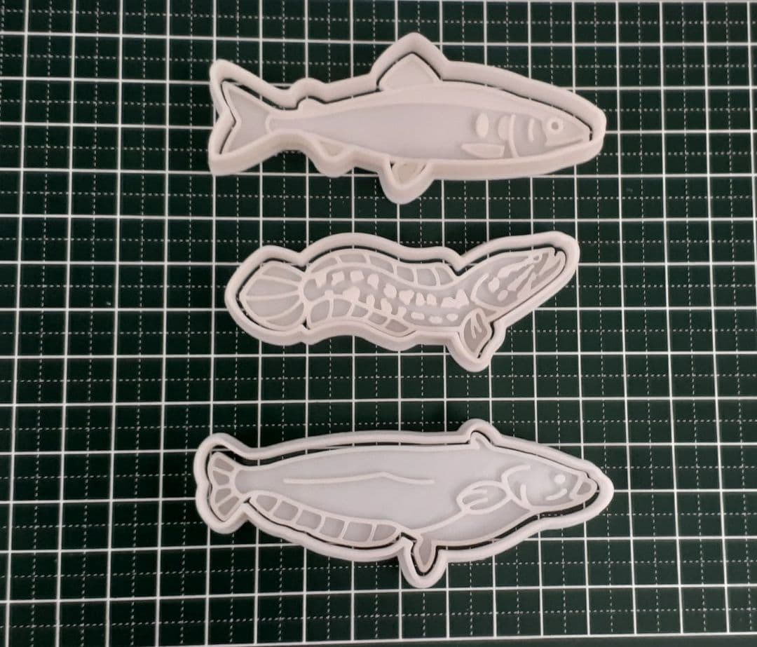 クッキー型　魚　チョイスセット　コメントで選んでください