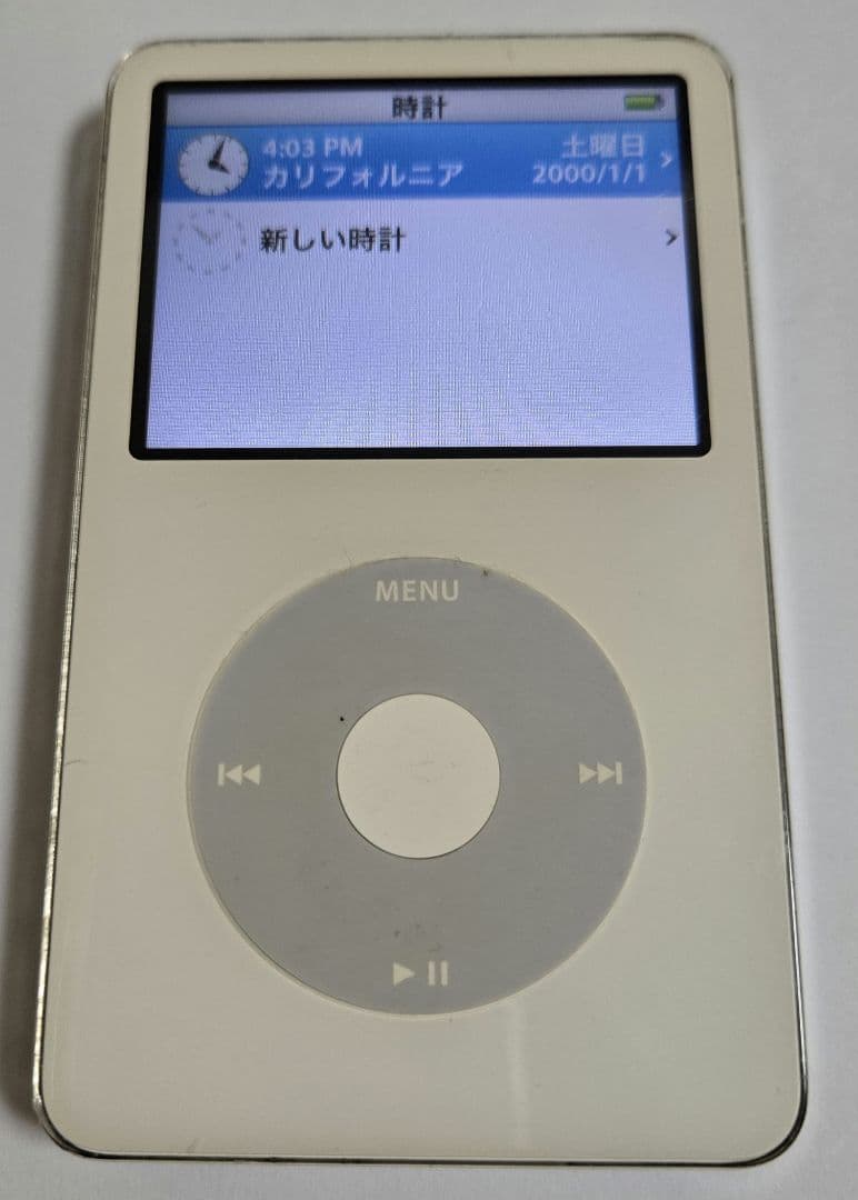 iPod classic 30GB MA444J 5.5世代 動作品
