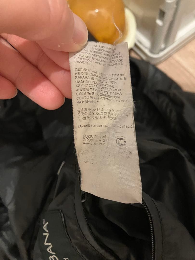 Dolce & Gabbana ブラックダウンジャケット