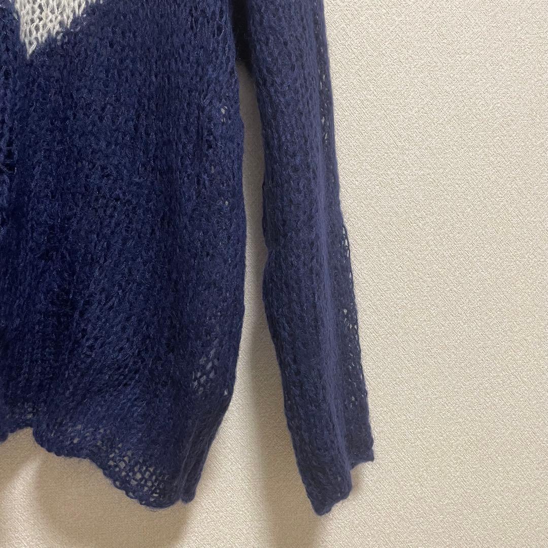 トップス DAIRIKU 23AW Heart Mohair Knit Pullover