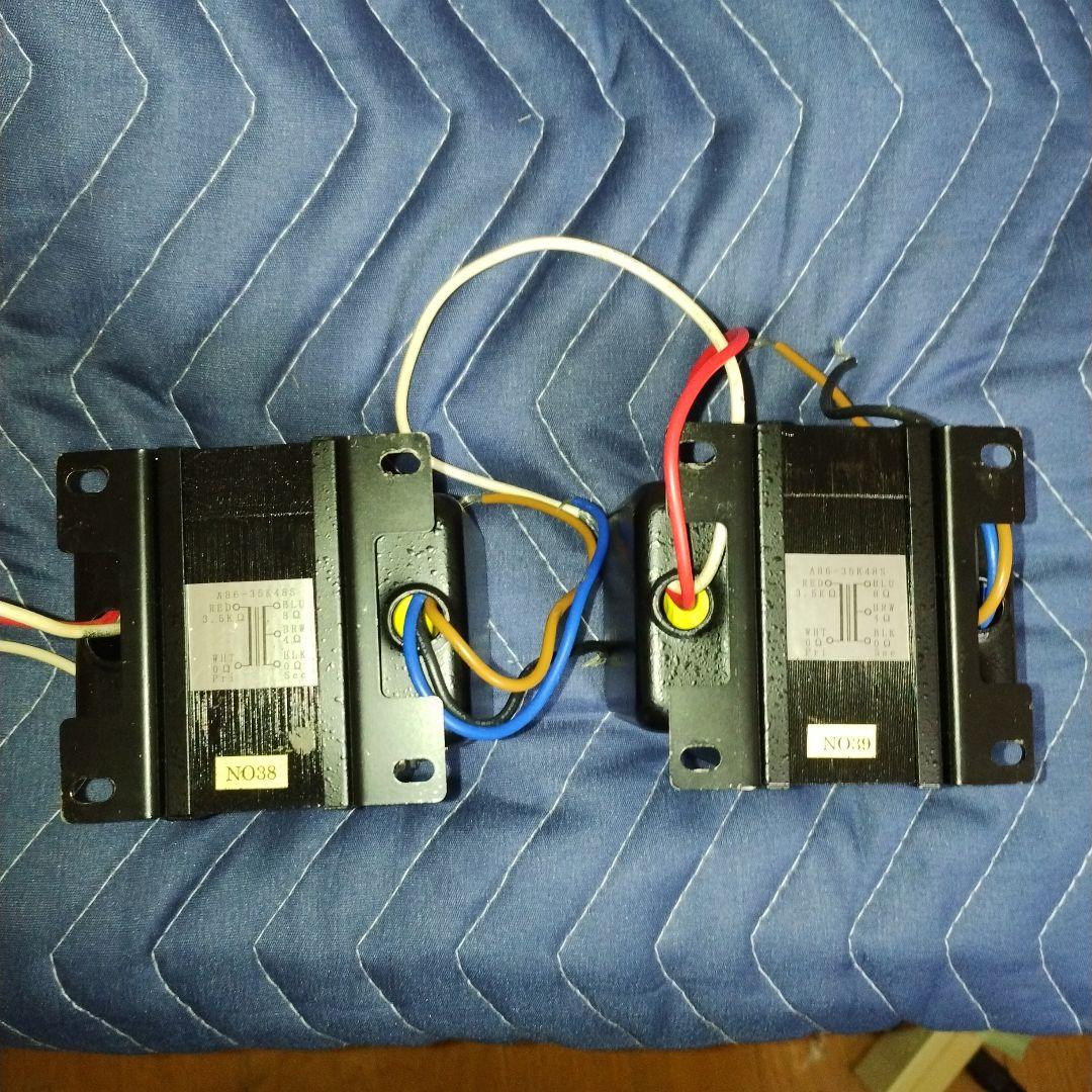 染谷電子製出力トランス　A86-35K48S　3.5K20W　2個