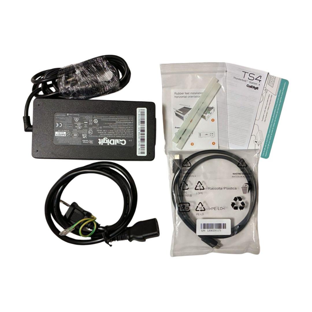 CalDigit TS4 Thunderbolt4 非純正 ケーブル(2m)付