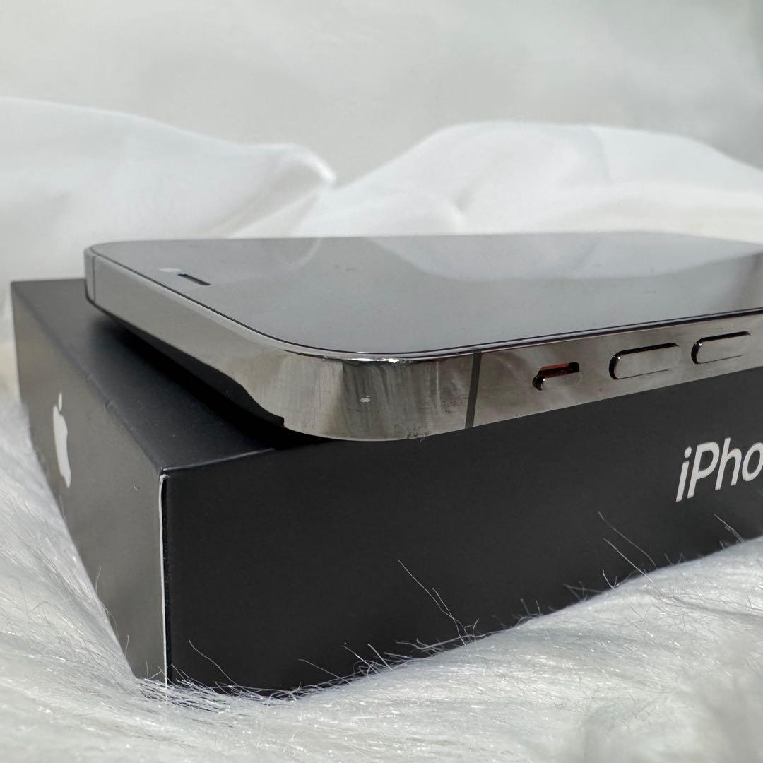 【美品】iphone12pro 128GB グラファイト アイフォン