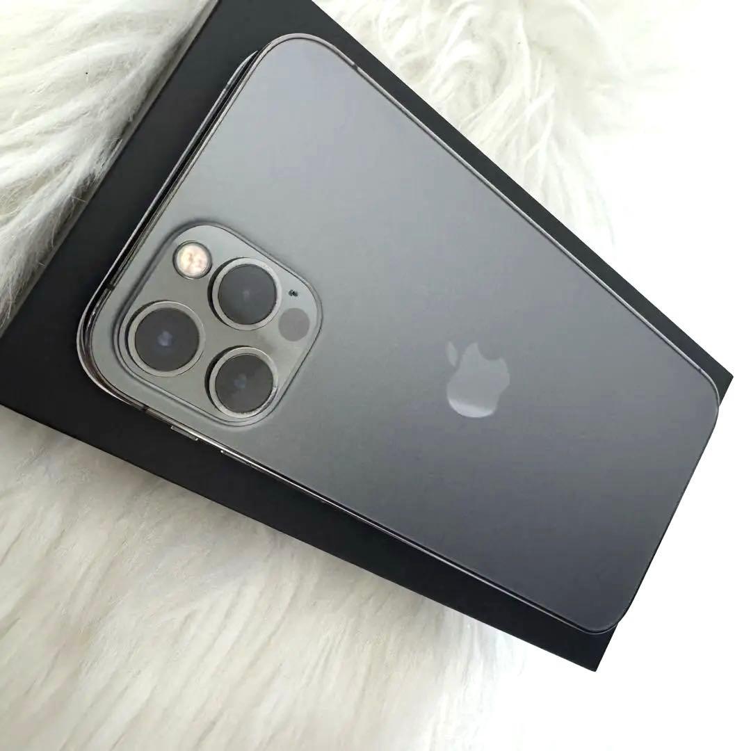 【美品】iphone12pro 128GB グラファイト アイフォン