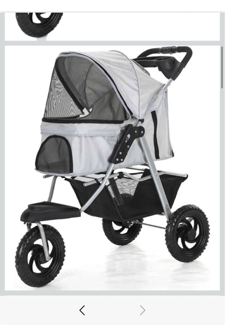 ペットカート 折りたたみ ワンタッチ 中型犬 小物入れ 軽量 組立簡単 介護