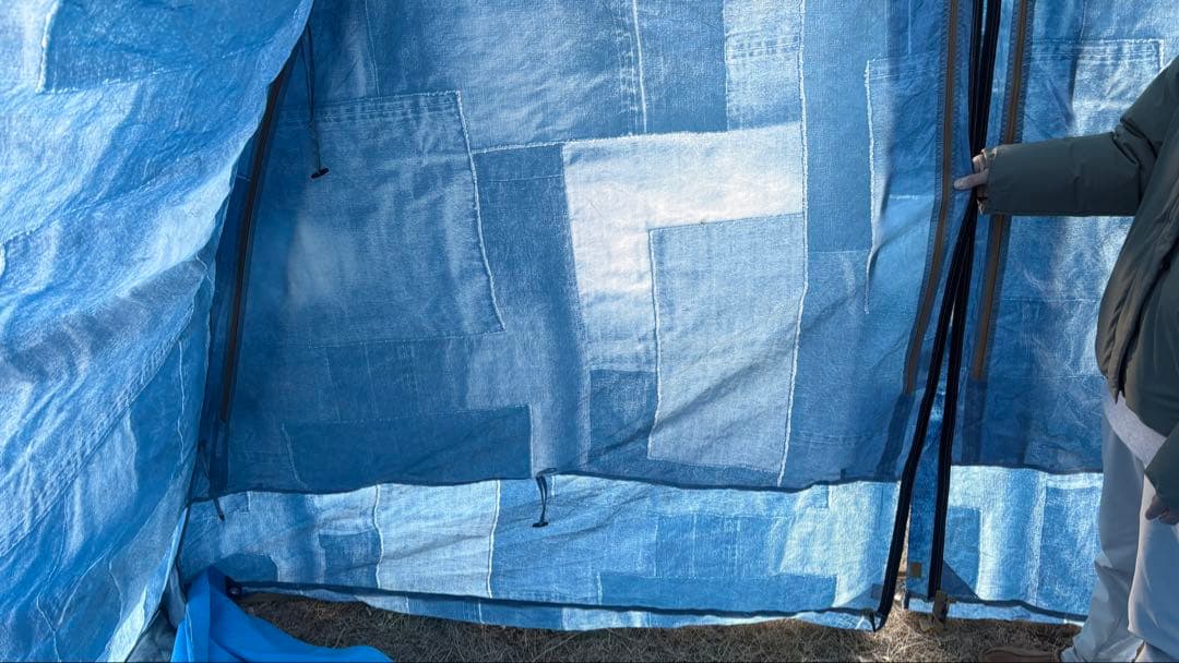 格安タープセット‼️ コールマンILインディゴ トンネル２ルームテント、タープ