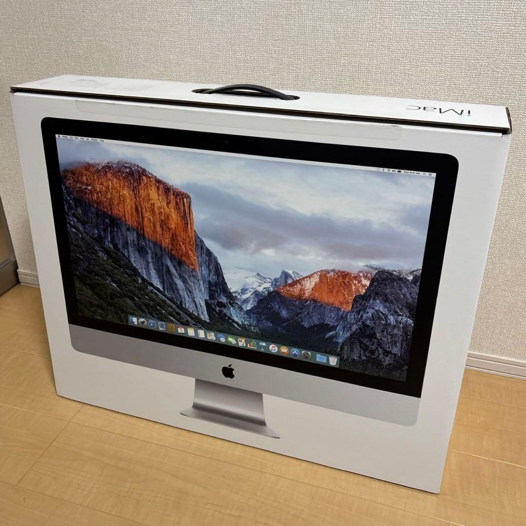 iMac Retina 5K 27インチ （Late 2015） Core i5