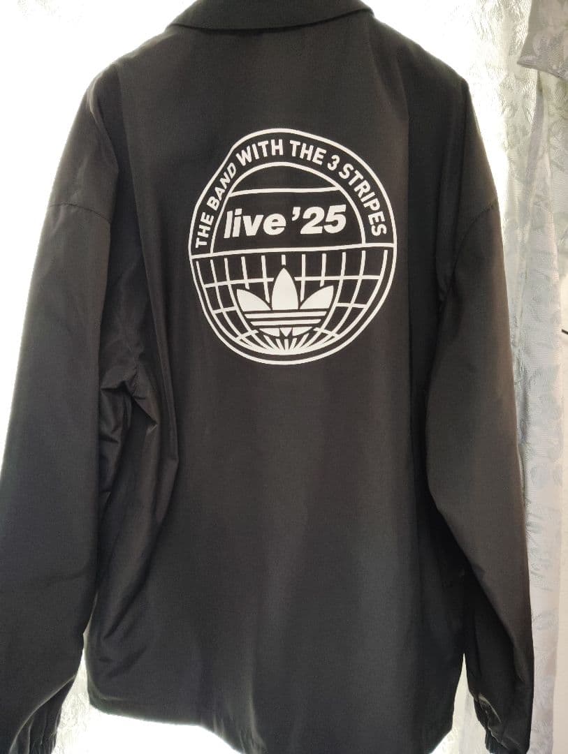 adidas Oasis ツアーコーチジャケット XLサイズブラック新品未使用