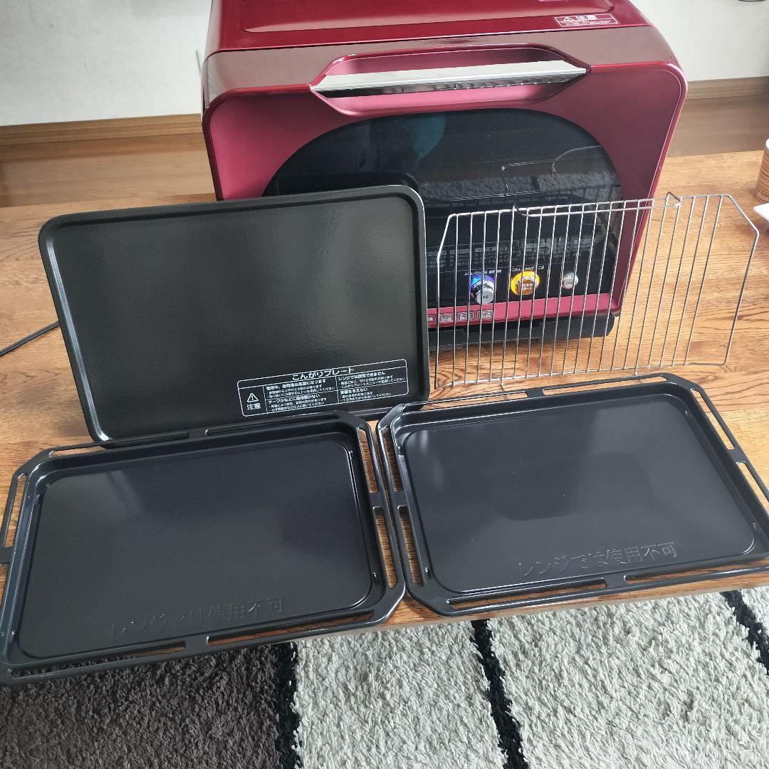 【使用僅か】 東芝 石窯ドーム ER-JD510 赤 スチーム オーブンレンジ