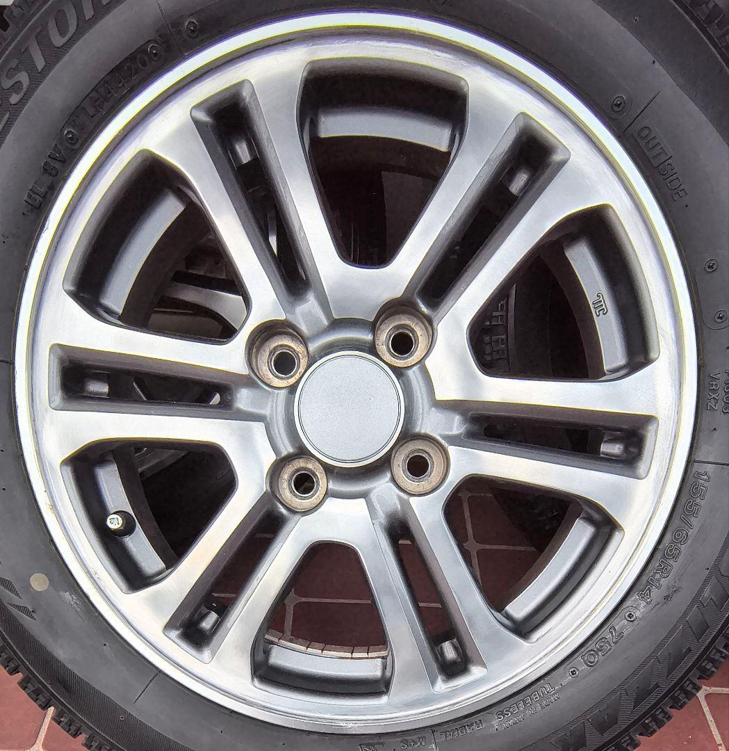 スタッドレス＆アルミホイール14インチ４本セット　送料込み