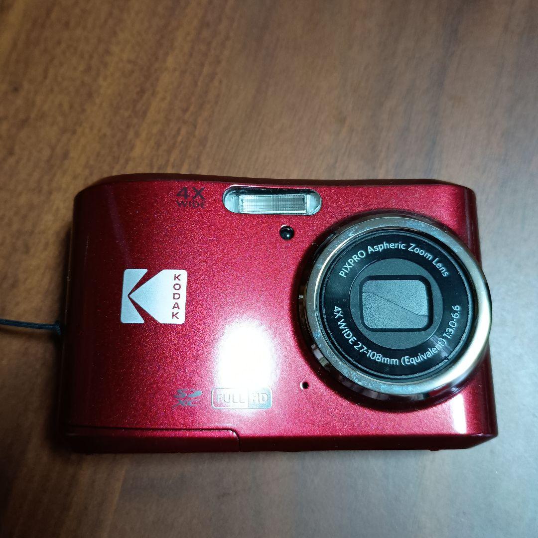 Kodak PIXPRO FZ45 レッド コンパクトデジタルカメラ
