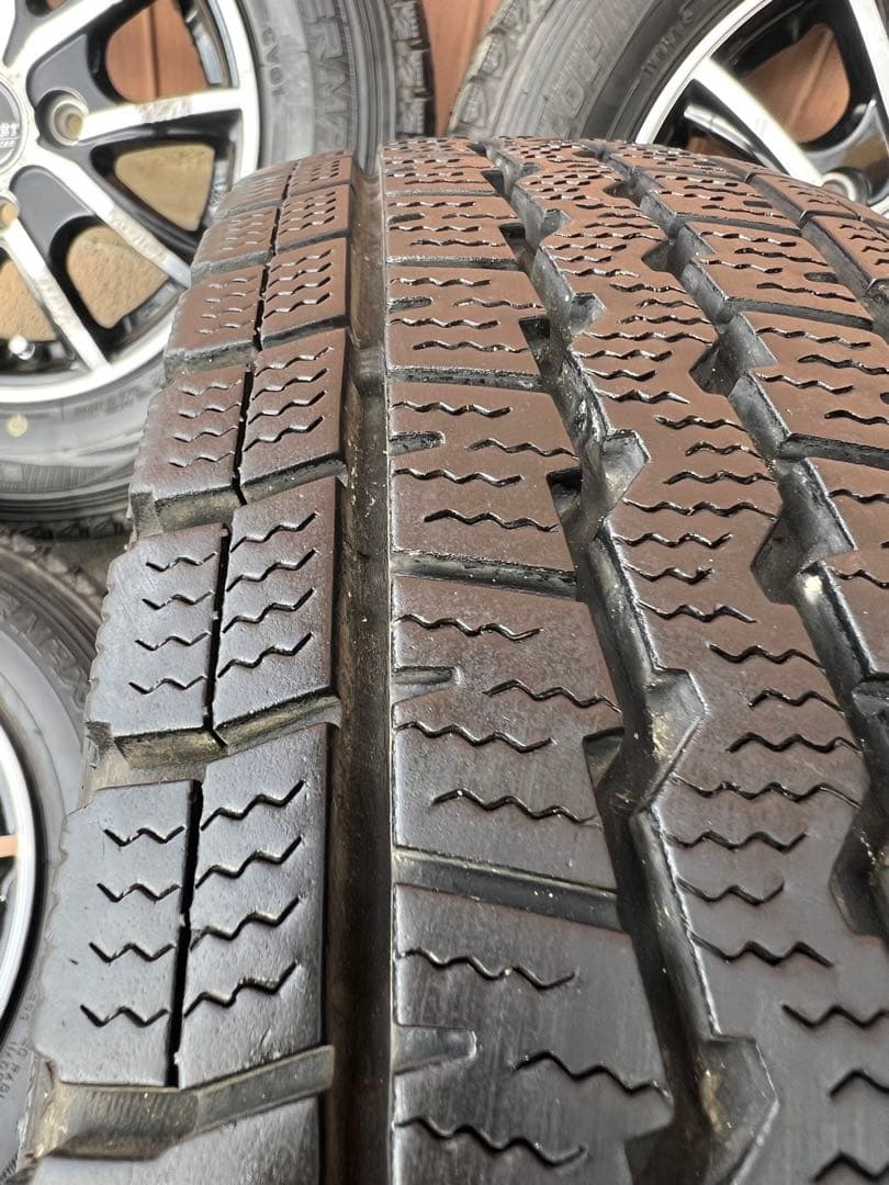 国産　2024年製　スタッドレス　145/80R12 4本　キャリー　ハイゼット