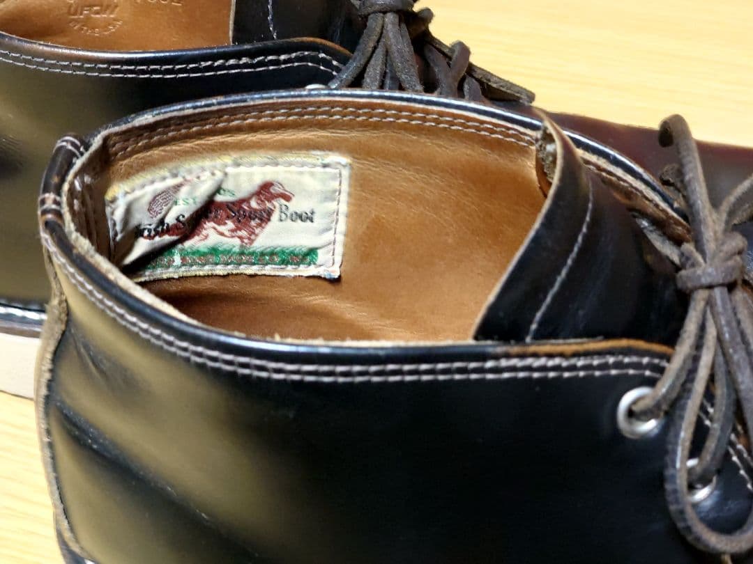 RED WING 9852 アイリッシュセッター チャッカ 犬タグ US8 26