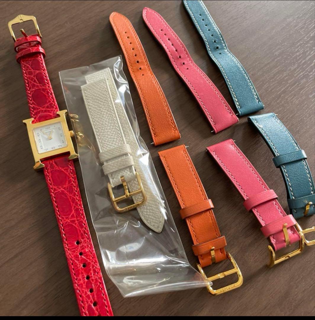 エイチウォッチ　交換用ベルト付き