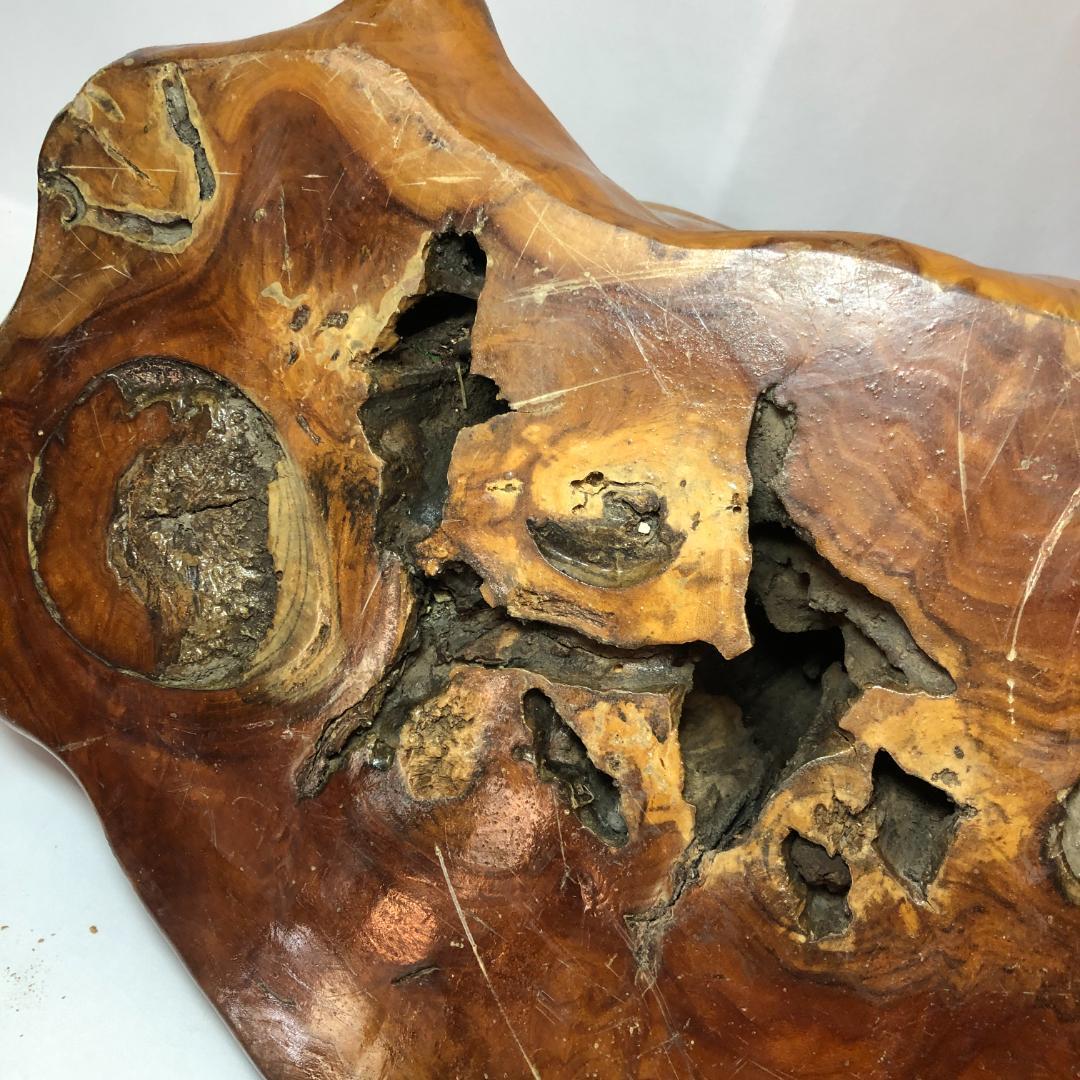 盆栽台、華台　花台　盆栽卓　飾り台　天然木 　60㎝、15.8kg