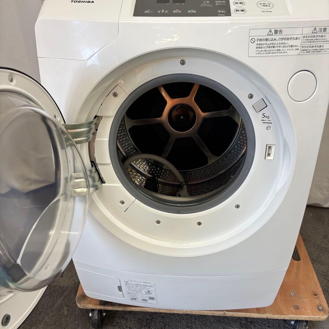 ★29　ドラム式洗濯機　東芝　9キロ　乾燥　安い　綺麗　左開き　設置無料