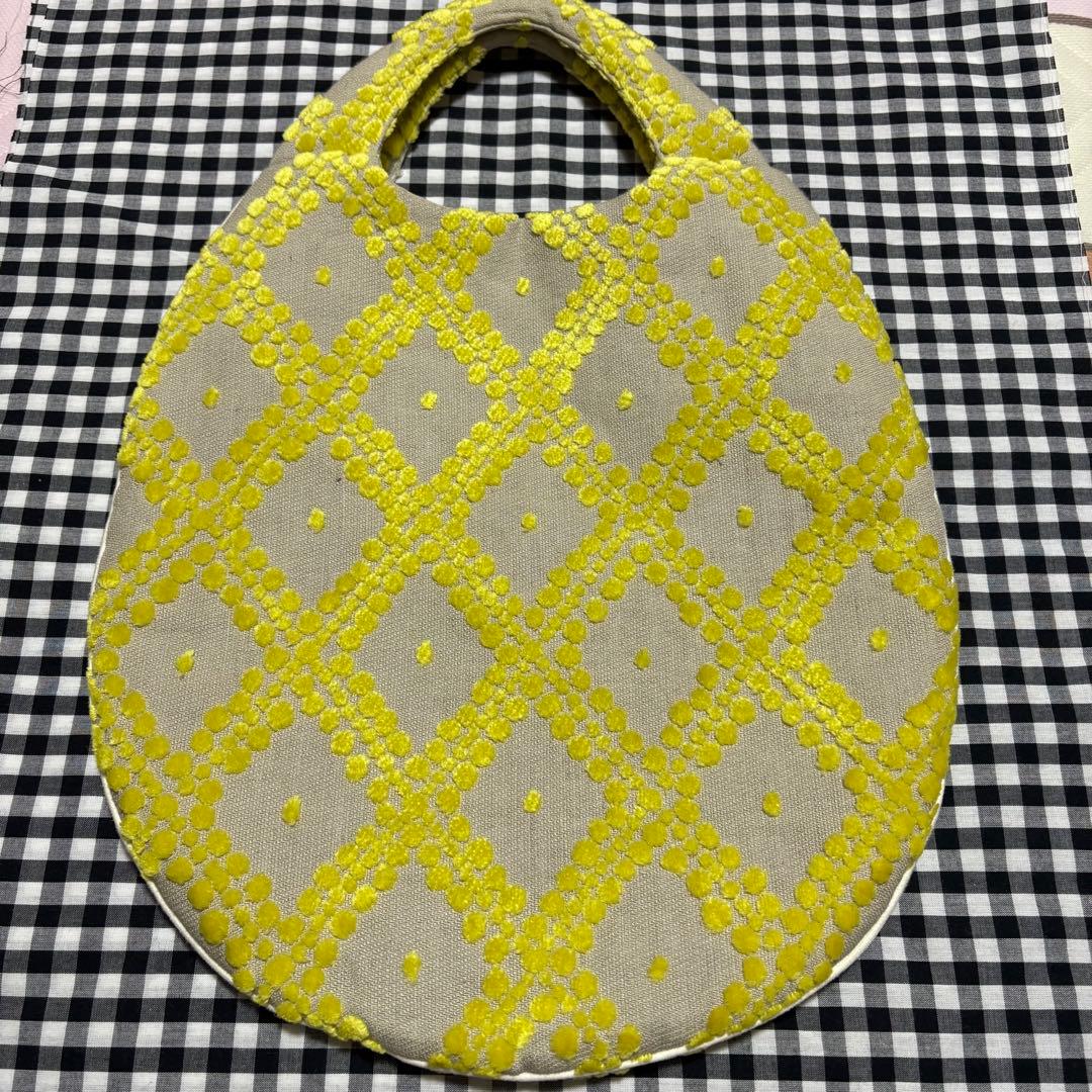 ミナペルホネン　エッグバッグ　tahti