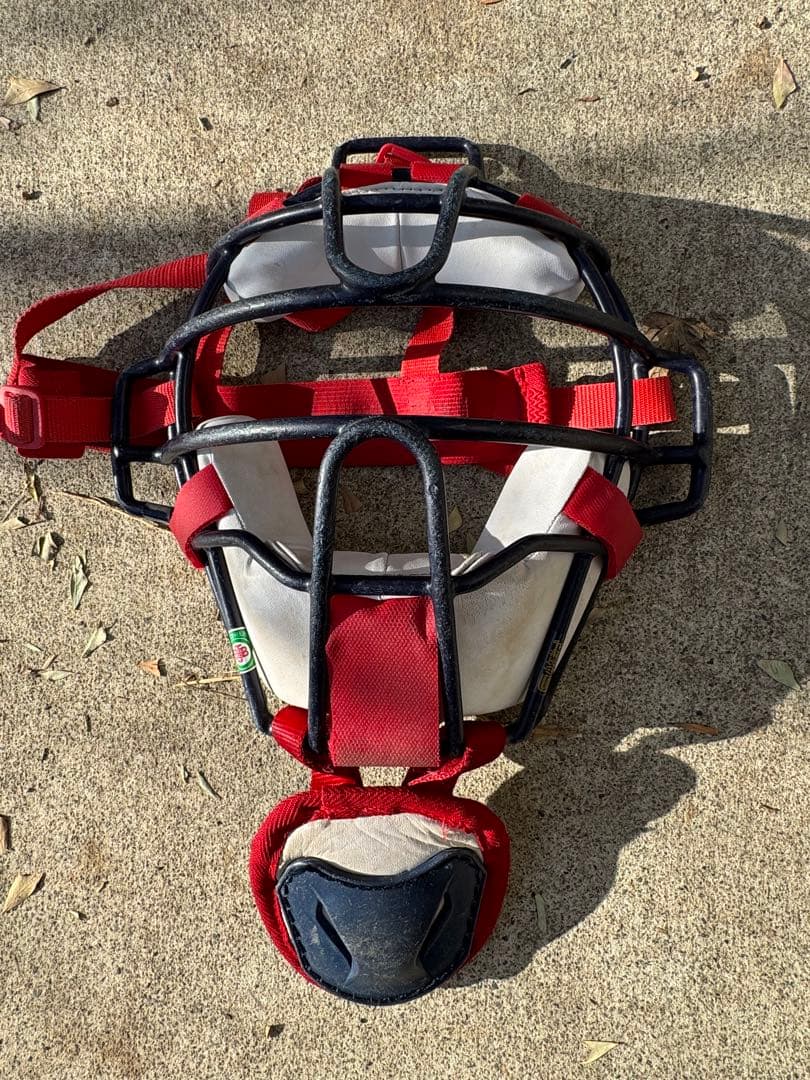 スラッガー　少年軟式キャッチャー防具 アシックスキャッチャーヘルメット付