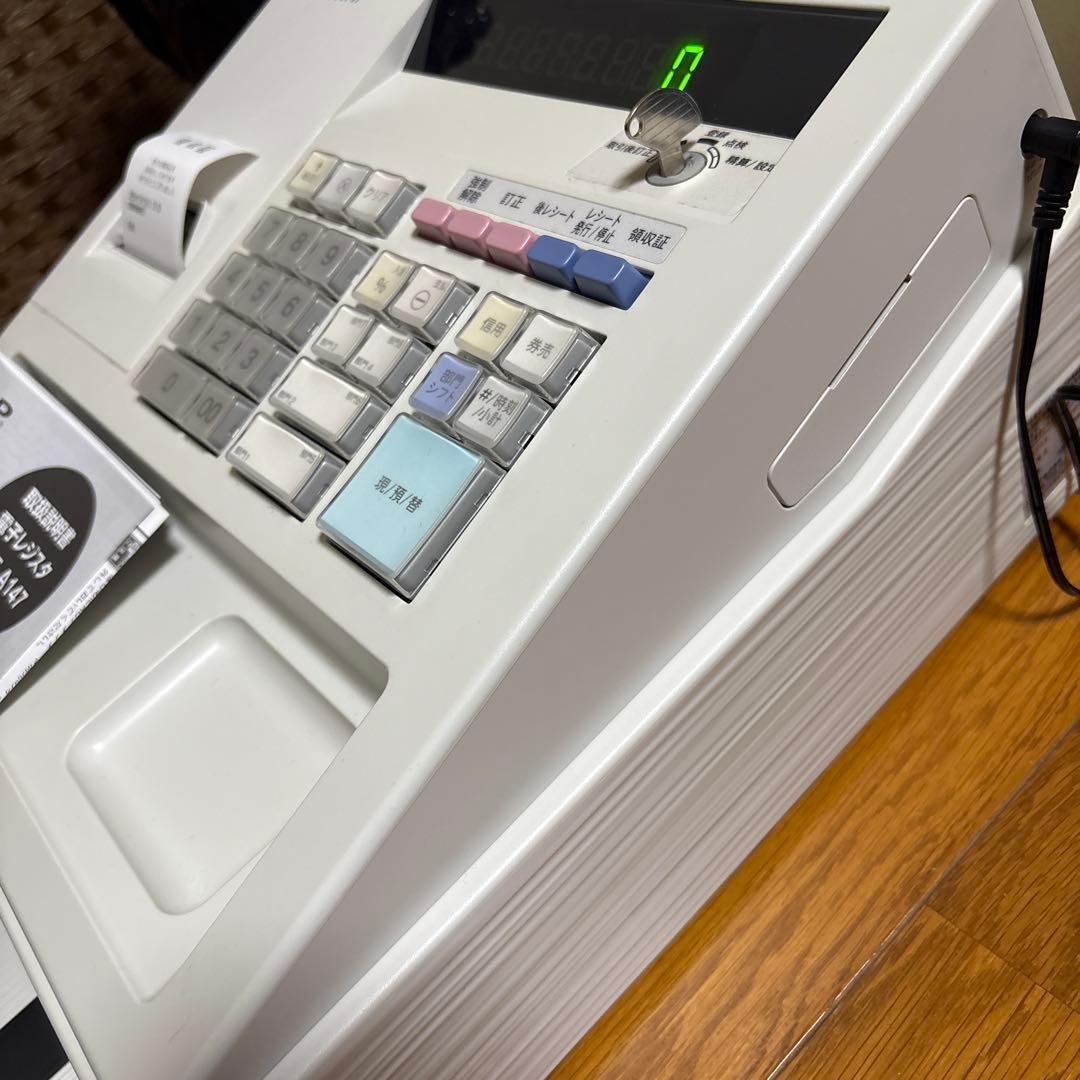 SHARP XE-A147 レジスター レシート4ロール付き