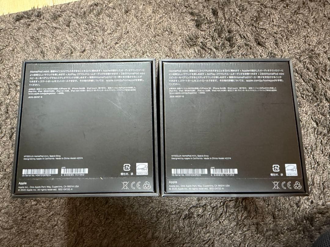 Apple Pod mini スペースグレー 2台セット