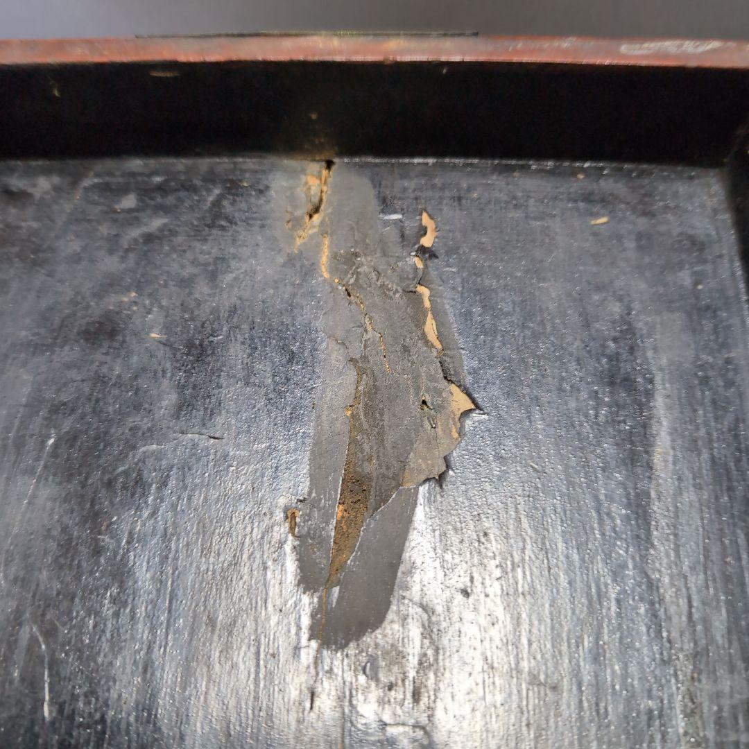 李朝朱漆塗櫛箱　李朝化粧箱　木製箱　 朱漆塗櫛箱　李朝収納箱　李朝民芸家具